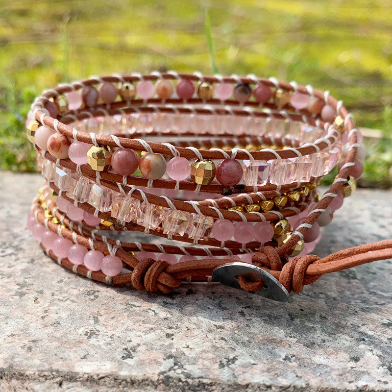 Boho Lane Australia Natural stone woven bohemian bracelet