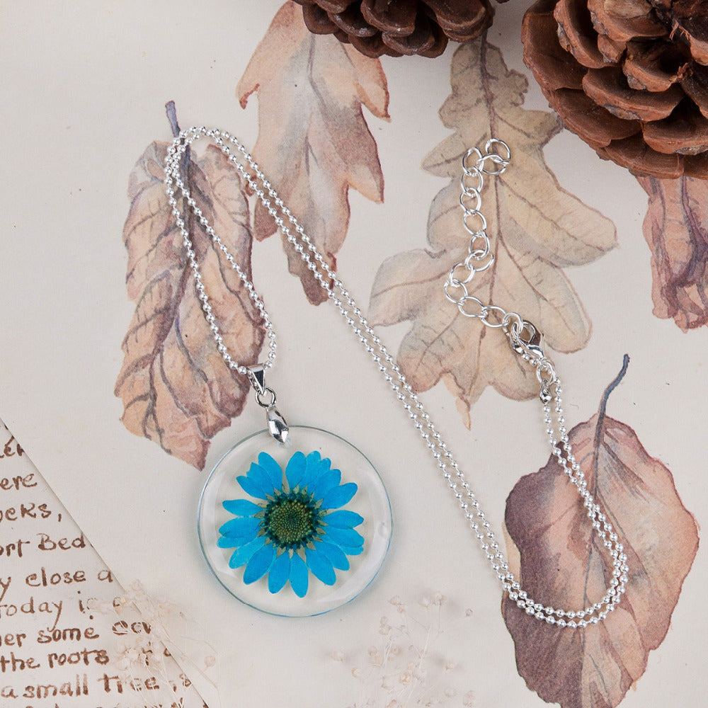 Boho Lane Australia Bohemian Dried Flower Daisy Necklace