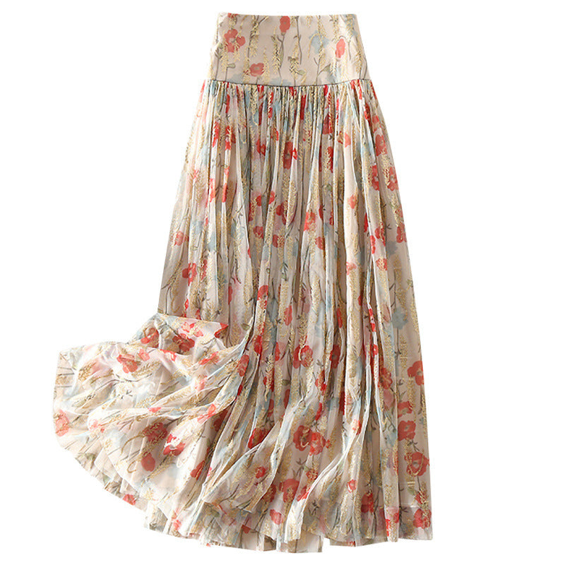 Boho Lane Australia Blossom Gauze Pleated Skirt