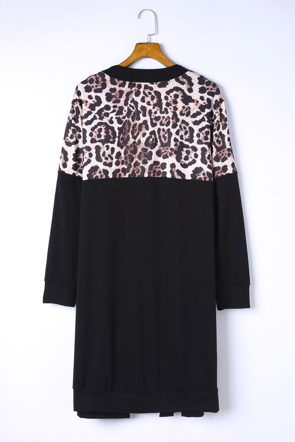 Boho Lane Australia Black Leopard Detail Plus Size Cardigan