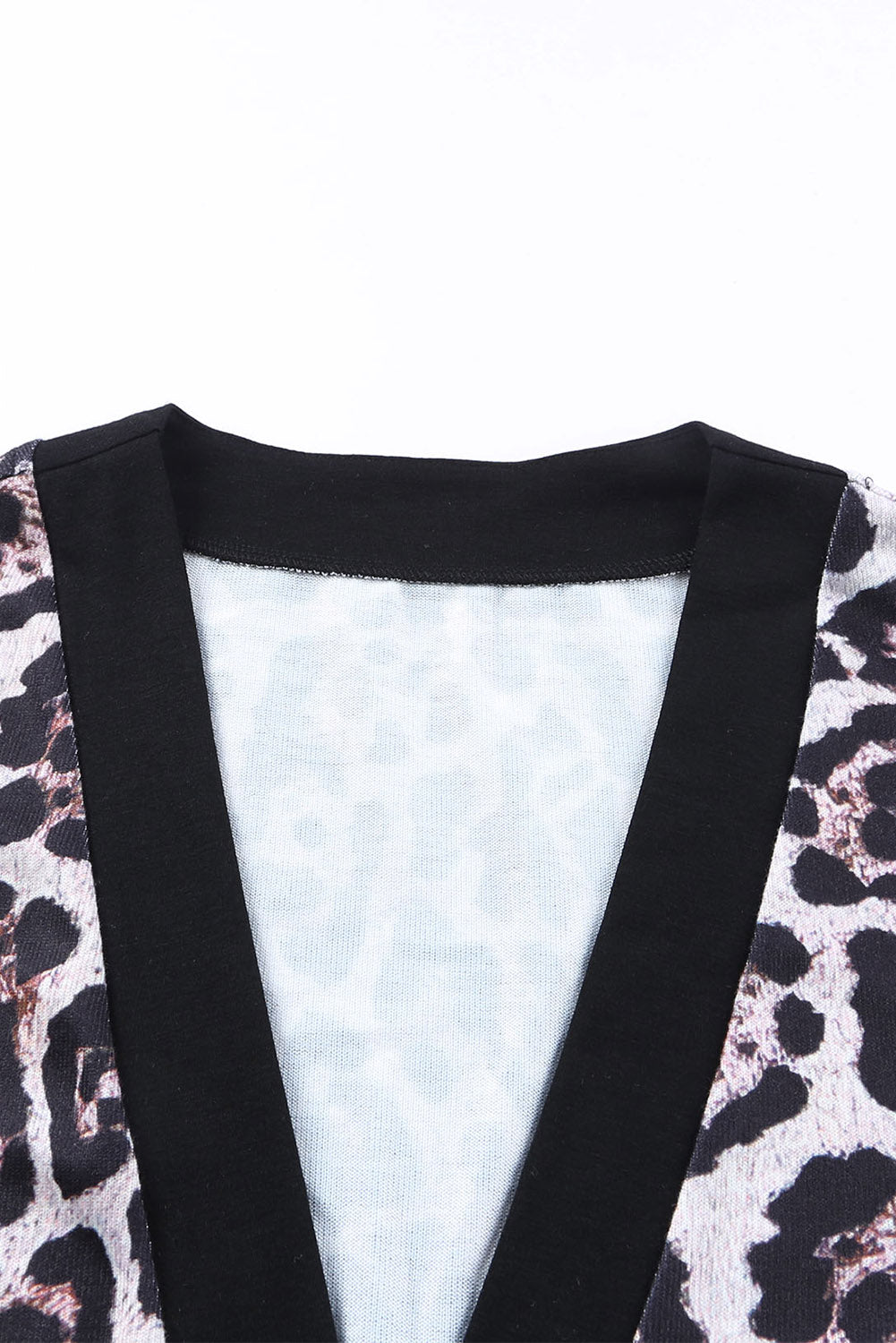 Boho Lane Australia Black Leopard Detail Plus Size Cardigan