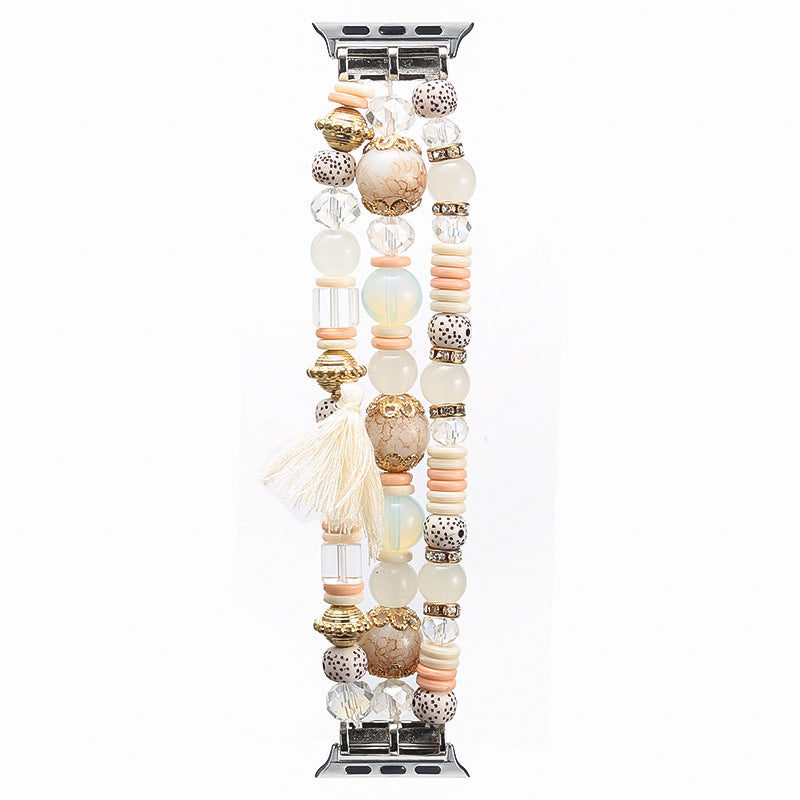 Boho Lane Australia Fashion Simple Bohemian Style Pearl Tassel Strap