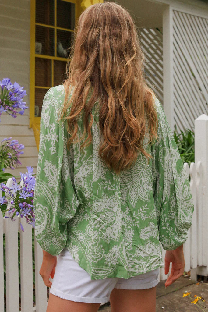 Green Flora Top