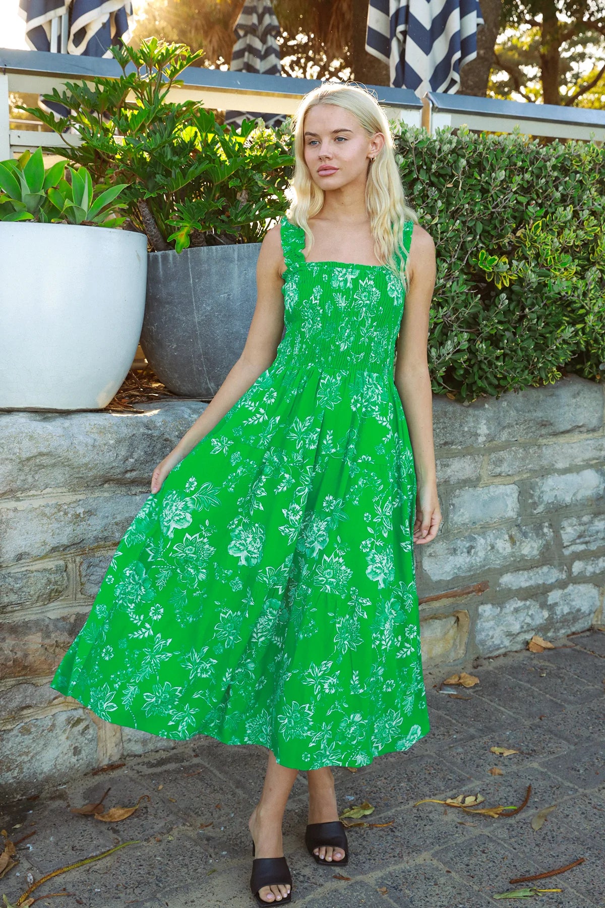 Alyna Greeny Green Dress