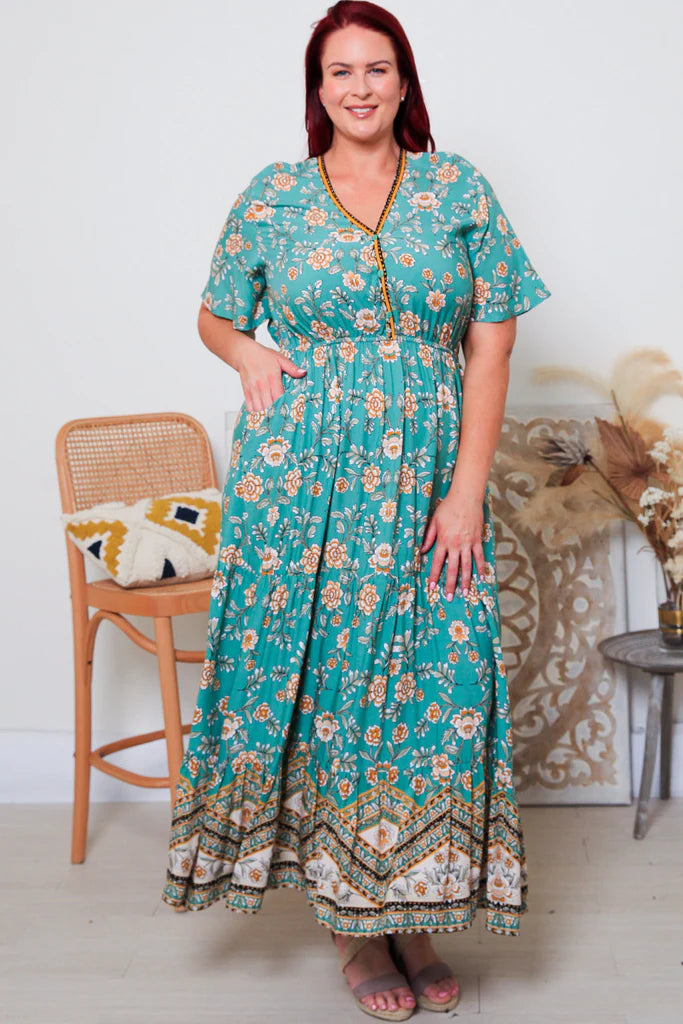 Boho Irisy Maxi Dress 