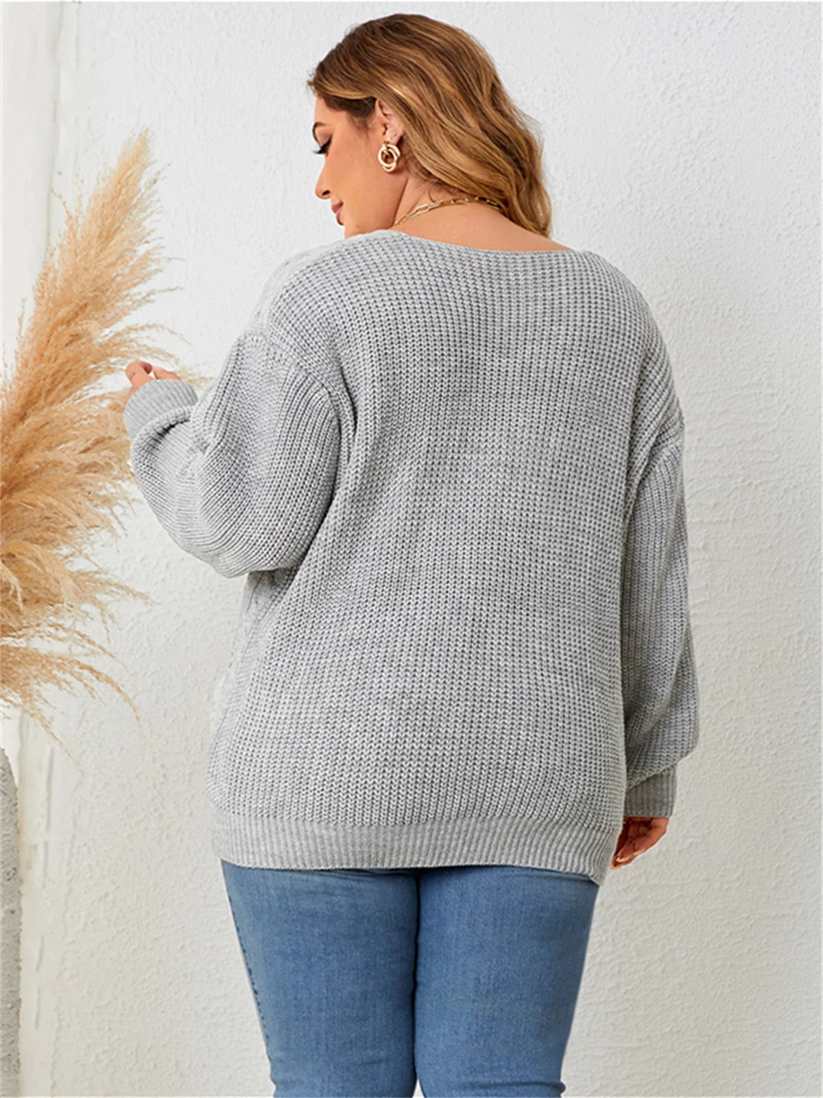 Boho Lane Australia Acrylic Grey Warm Sweater shirt