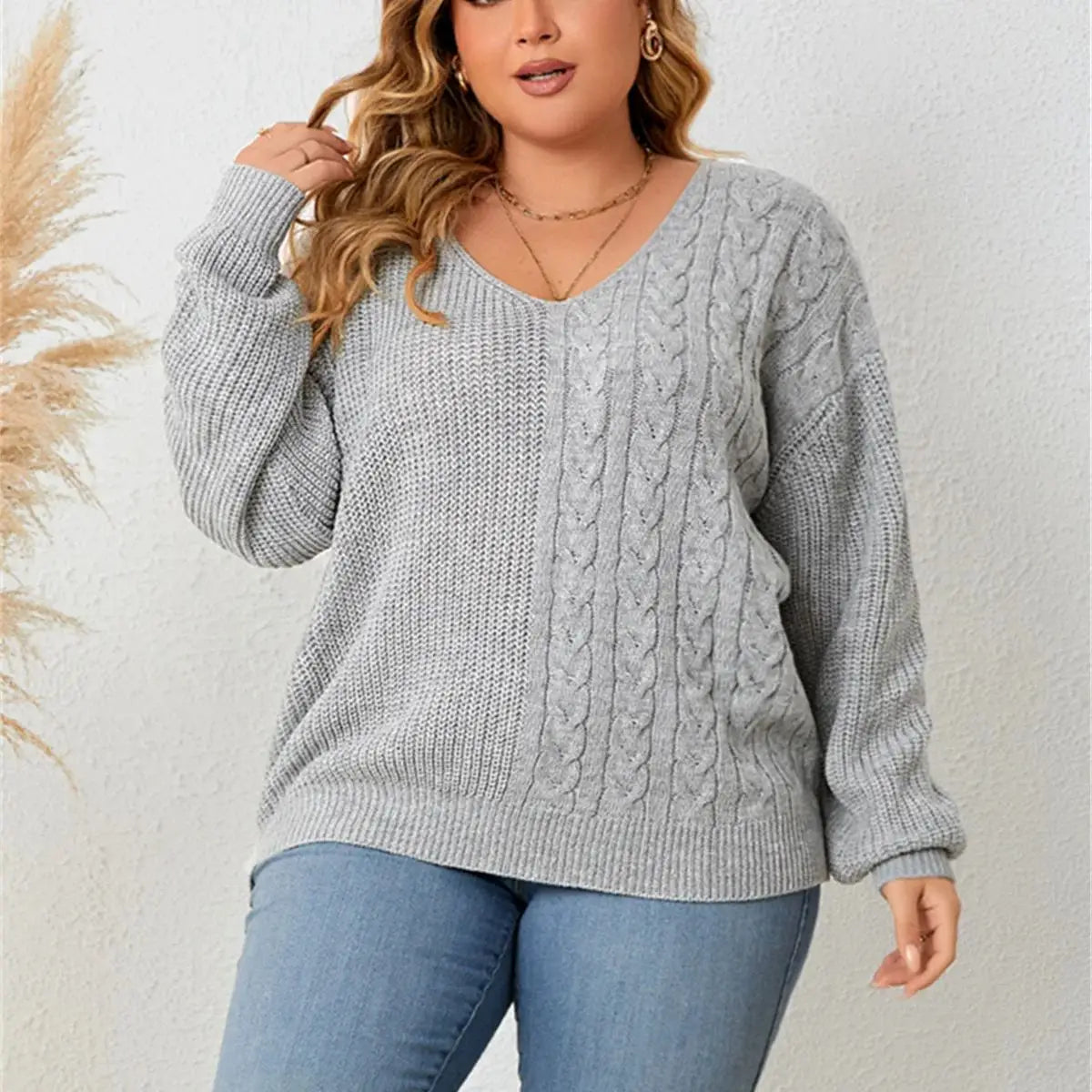 Boho Lane Australia Acrylic Grey Warm Sweater shirt